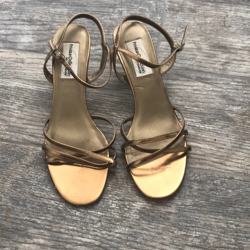 Gold heels